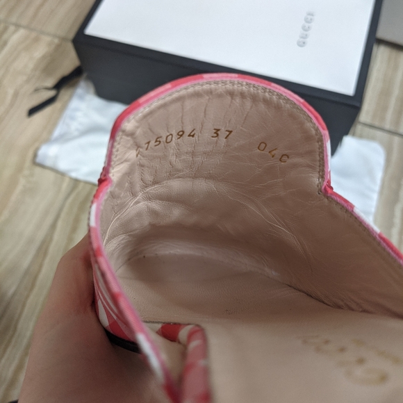 Gucci Princetown Gingham Slipper - Picture 6 of 11